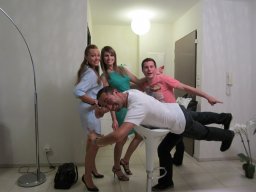 Visite de Célyne et Faf